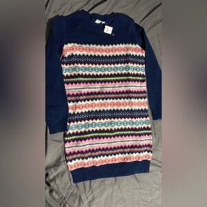 Gap Kids Fair Aisle Sweater Dress sz XXL 14 16